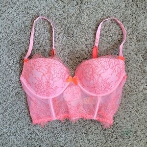Victorias Secret Long Lined Corset Bra